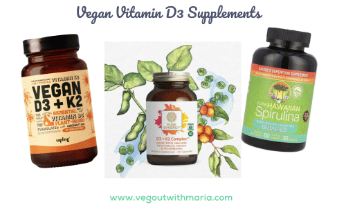 Vegan Vitamin D3 Supplements. Veg Out With Maria. Plant-based vitamin D.